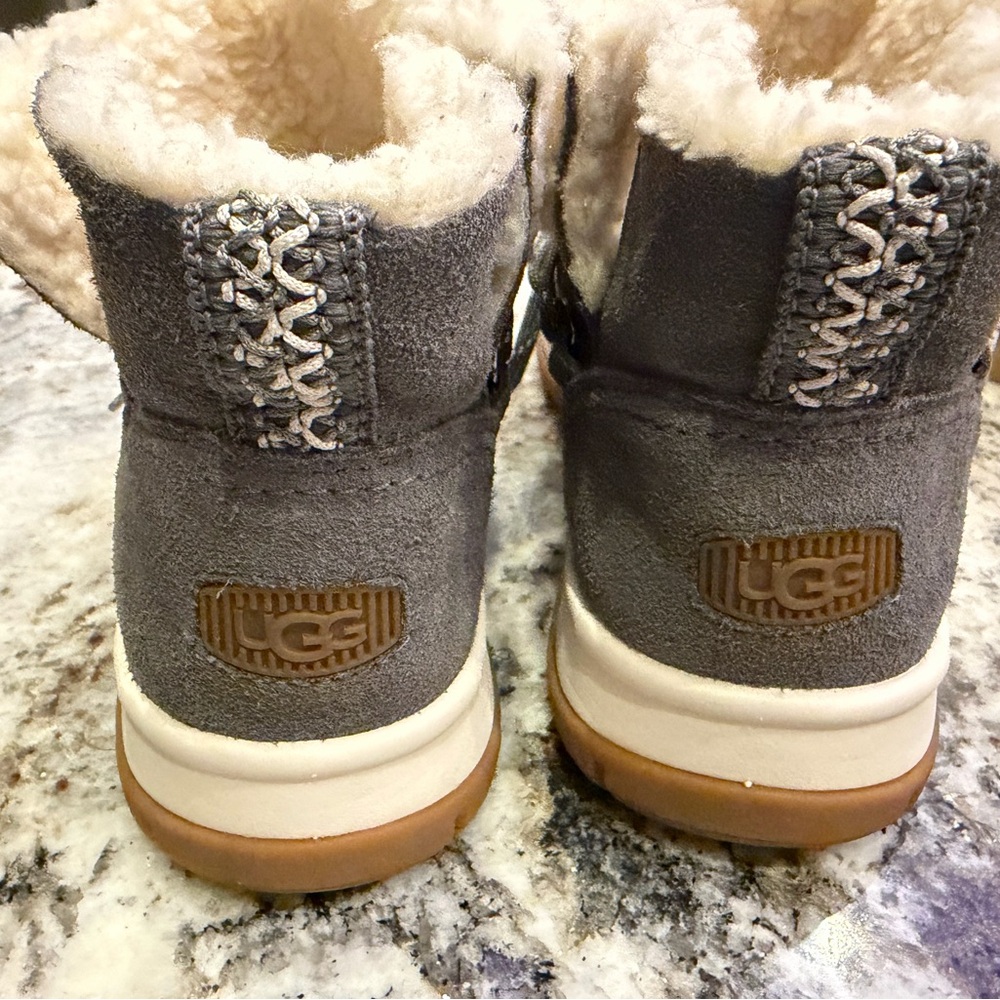 UGG Charcoal Lakesider Heritage Boots